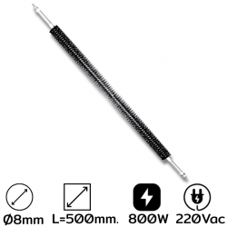 FI-5008 ฮีตเตอร์ครีบตัวไอ Lf- 400MM 800W AC220V