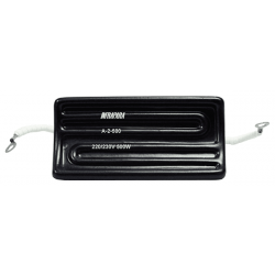 ฮีตเตอร์อินฟราเรดแบบแผ่นเซรามิค สีดำ INFRAPARA (Infrared heater) รุ่น A-2-T-500W AC220V 4wire Black  (With TC Type K)