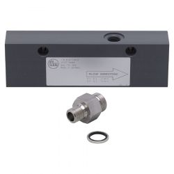 E40181 \ efector 300 \ Flow sensors \ ADAPTBLOCK D10 G1/4 PVC \ DE