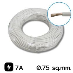 SLC-075 สายทนความร้อน/ซิลิโคน Dia 0.75 sq.mm.