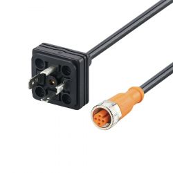 E30436 \ ecomat 400 \ Passive connection technology \ PLUG M12 - DIN VALVE FORM A \ PL