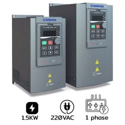 Inverter (อินเวอร์เตอร์) Model : SG-VB-2S1R5GB/1.5kW/2HP/1 phase 220VAC 