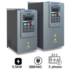 Inverter (อินเวอร์เตอร์) Model : SG-VB-4T5R5GB/7R5PB/5.5kW/7.5HP/3 phase 380VAC