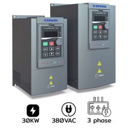 Inverter (อินเวอร์เตอร์) Model : SG-VB-4T030G/037P/30kW/40HP/3 phase 380VAC 
