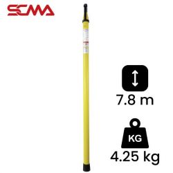 KHS-100-6-7, Length 7.8 m/4.25 kg KEPLER Telescopic Hot Sticks ไม้ฉนวน/ไม้ชักฟิวส์แบบสไลด์