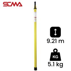 KHS-100-7-9, Length 9.21 m/5.1 kg KEPLER Telescopic Hot Sticks ไม้ฉนวน/ไม้ชักฟิวส์แบบสไลด์