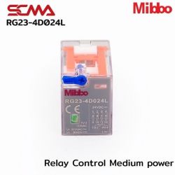 RG23-4D024L Relay Control Medium power DC24V/5A 4 Poles