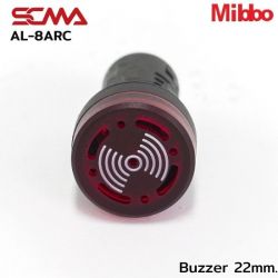 AL-8ARC 24VAC/DC Buzzer 22mm. Intermittent Beep Mibbo