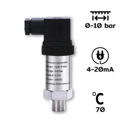 Pressure Transmitter : SUP-P300 Series Range: 0-10 Bar / Output: 4-20mA