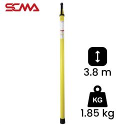 KHS-100-3-3, Length 3.8 m/1.85 kg KEPLER Telescopic Hot Sticks  ไม้ฉนวน/ไม้ชักฟิวส์แบบสไลด์ SCMA