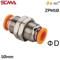 ZPM10 \ Plastic Fitting \ Straight / 10mm \ E.MC