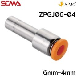 ZPGJ06-04 \ Plastic Fitting \ Reducer / 6mm-4mm \ E.MC