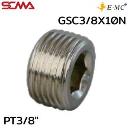 GSC3/8X10N \ Plug \ PT3/8" \ E.MC