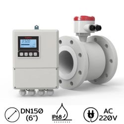 FMC240 DN150 Series Electromagnetic Flow Meter Remote type (เครื่องวัดอัตราการไหลแบบสนามแม่เหล็ก)