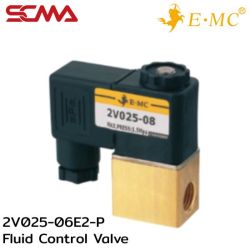2V025-06E2-P \ Solenoid Valve (N.C.) \ 2/2 Direct Acting / PT1/8” \ E.MC SCMA