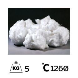 เซรามิคไฟเบอร์ (CARAMIC FIBER) ISOWOOL ASK-7900 CERAMIC BULK (แบบสำลี) 5 kg 1260C