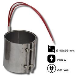 ฮีตเตอร์รัดท่อสแตนเลส (BAND HEATER) SANGI ฮีตเตอร์รัดท่อ 300 mm. ขนาด 40x50