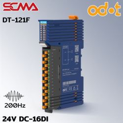 DT-121F \ Remote I/O \ Digital Input 24V DC-16DI High-level input, PNP, counting function, counting frequency < 200 Hz, built-in COM terminal D series
