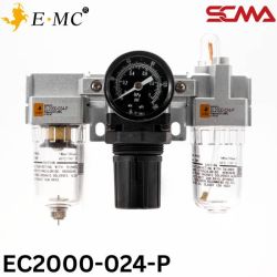 EC2000-024-P \ Air Preparation Unit \ Filter+Regulator+Lubricator / PT1/4” \ E.MC