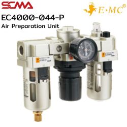 EC4000-044-P \ Air Preparation Unit \ Filter+Regulator+Lubricator / PT1/2” \ E.MC SCMA