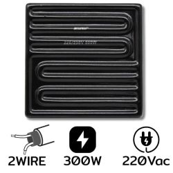 EL-3-16CM 300W AC220V ฮีตเตอร์อินฟราเรด 2 Wire Black