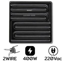 EL-3-16CM 400W AC220V ฮีตเตอร์อินฟราเรด 2 Wire Black