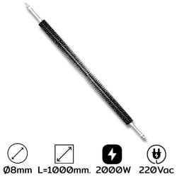 FI-1020-N ฮีตเตอร์ครีบตัวไอ/พร้อมน็อตM14, LF-900MM 2000W AC220V