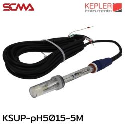 KSUP-pH5015-5M Glass pH sensor อิเล็กโทรด 0~14pH/0~130C, Cable 5m