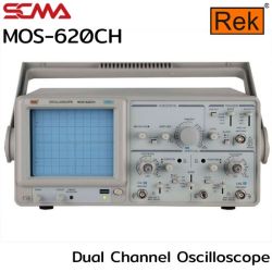 MOS-620CH Rek ออสซิลโลสโคป Dual Channel Oscilloscope 20M Analog Oscilloscope