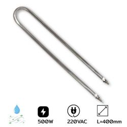 U-4050 ฮีตเตอร์ดัดตามแบบตัวยู DIA. 8, 400X400MM 500W AC220V