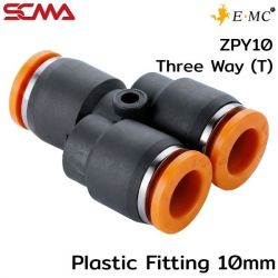 ZPY10 \ Plastic Fitting \ Three Way (Y) / 10mm \ E.MC