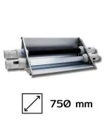 Heat Reflector Dual Hole Mount SANGI 2 HOLES 750MM