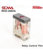 TS-050 0C~50C 20A/250V K189 DM RM32-1D024L Relay Control Thin DC24V/12A 1 Poles