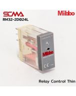 TS-050 0C~50C 20A/250V K189 DM RM32-2D024L Relay Control Thin DC24V/8A 2 Poles