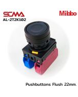 AL-2T2K102 Black  Pushbuttons Flush 22mm. Maintained Mibbo