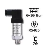 Pressure Transmitter : SUP-P300 Series Range: 0-16 Bar / Output: RS485