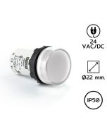 中文名称：MBSD024B 小灯 Ø22 mm 24VAC/DC 白色 LED