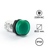 中文名称:MBSD220Y 点火灯 Φ22 mm 220VAC 绿色LED