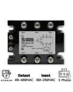 SG3-AAR1HP F/R-A2 Three phases Input 80-280VAC Output 48-480VAC 0.75KW Random
