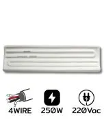 AW-1-T-16CM 250W AC220V 四线白色带温控传感器