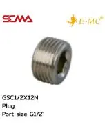 GSC1/2X12N \ Plug \ PT1/2" \ E.MC SCMA