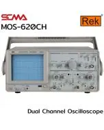 MOS-620CH Rek ออสซิลโลสโคป Dual Channel Oscilloscope 20M Analog Oscilloscope