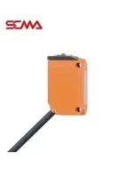 O6S200 \ Through-beam transmitter \ Range 10 m \ Rectangular \ Cable 2 m, PUR