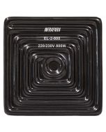 ฮีตเตอร์อินฟราเรดแบบแผ่นเซรามิค สีดำ INFRAPARA (Infrared heater) รุ่น EL-2-800W  AC220V 2wire Black