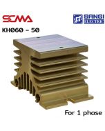 KH060 – 50 โซลิดสเตทรีเลย์ ฮีทซิงค์ FOR Single Phase SSR SCMA