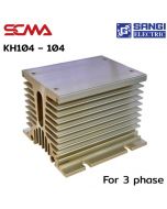 KH104 – 104 โซลิดสเตทรีเลย์ ฮีทซิงค์ FOR Three Phase SSR SCMA