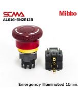 AL616-5N2R12B 应急照明 16mm. 持续型 12VDC Mibbo