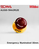 AL616-5NA2R12E Emergency Illuminated 16mm. Maintained With 220VAC Mibbo