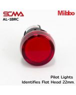 AL-1BRC 指示灯 平头 22mm. 24VAC/DC 红色 Mibbo