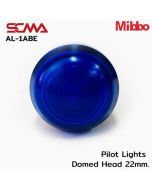 AL-1ABE Pilot Lights Domed Head 22mm. 220VAC/DC Blue